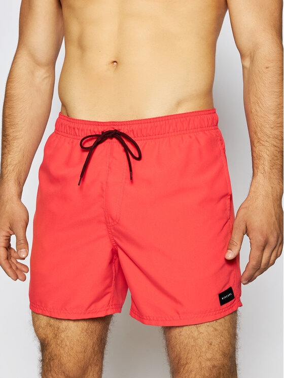 Rip Curl Offset Volly Shorts - Red